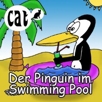 Der Pinguin im Swimming Pool