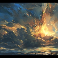 夕焼けランプ圖片照片_夕焼けランプ