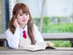 空靈般的纏綿的女生 匈牙利語圖片照片