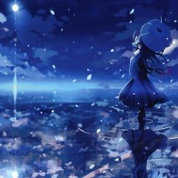 月下で懐かしさ