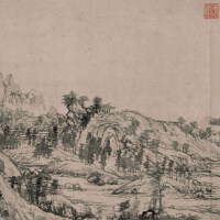 富春山居圖圖片照片_富春山居圖