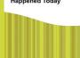 Nothing Important Happened Today