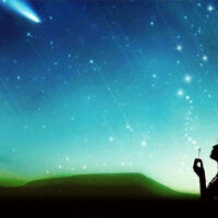 流星思念圖片照片_流星思念