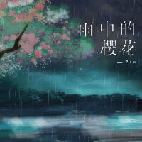 雨中的櫻花