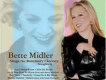 Bette Midler Sings T
