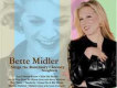 Bette Midler歌曲歌詞大全_Bette Midler最新歌曲歌詞