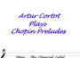 Plays Chopin Preludes專輯_Alfred CortotPlays Chopin Preludes最新專輯